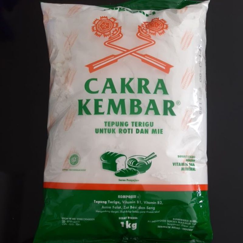 

Tepung Terigu Cakra Kembar Eco 1kg