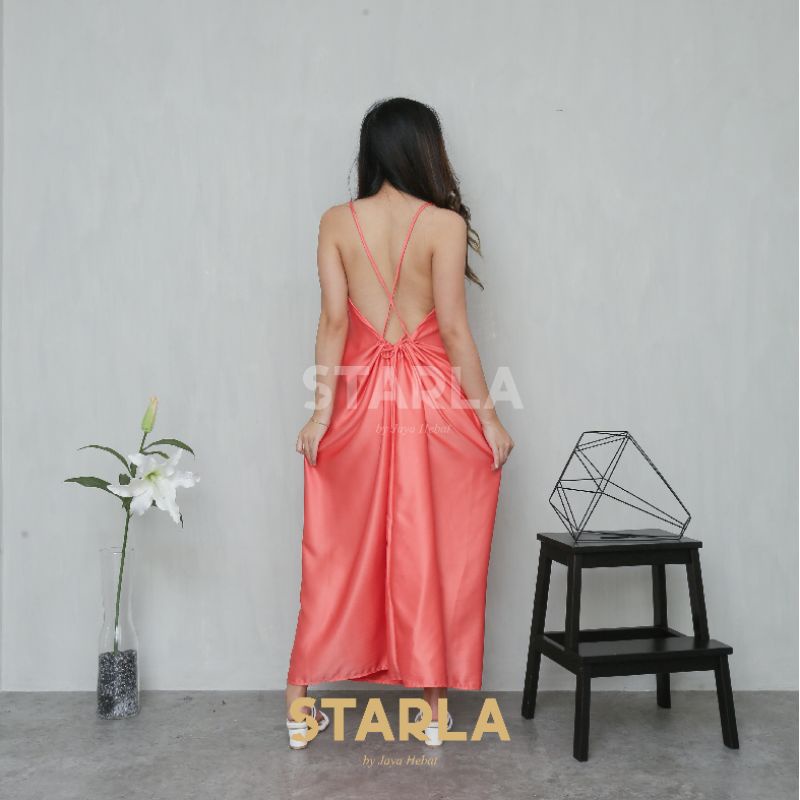 MAXI SUMMER BACKLESS DRESS BACKLESS LONG DRESS SEXY JUMBO MIA STARLA