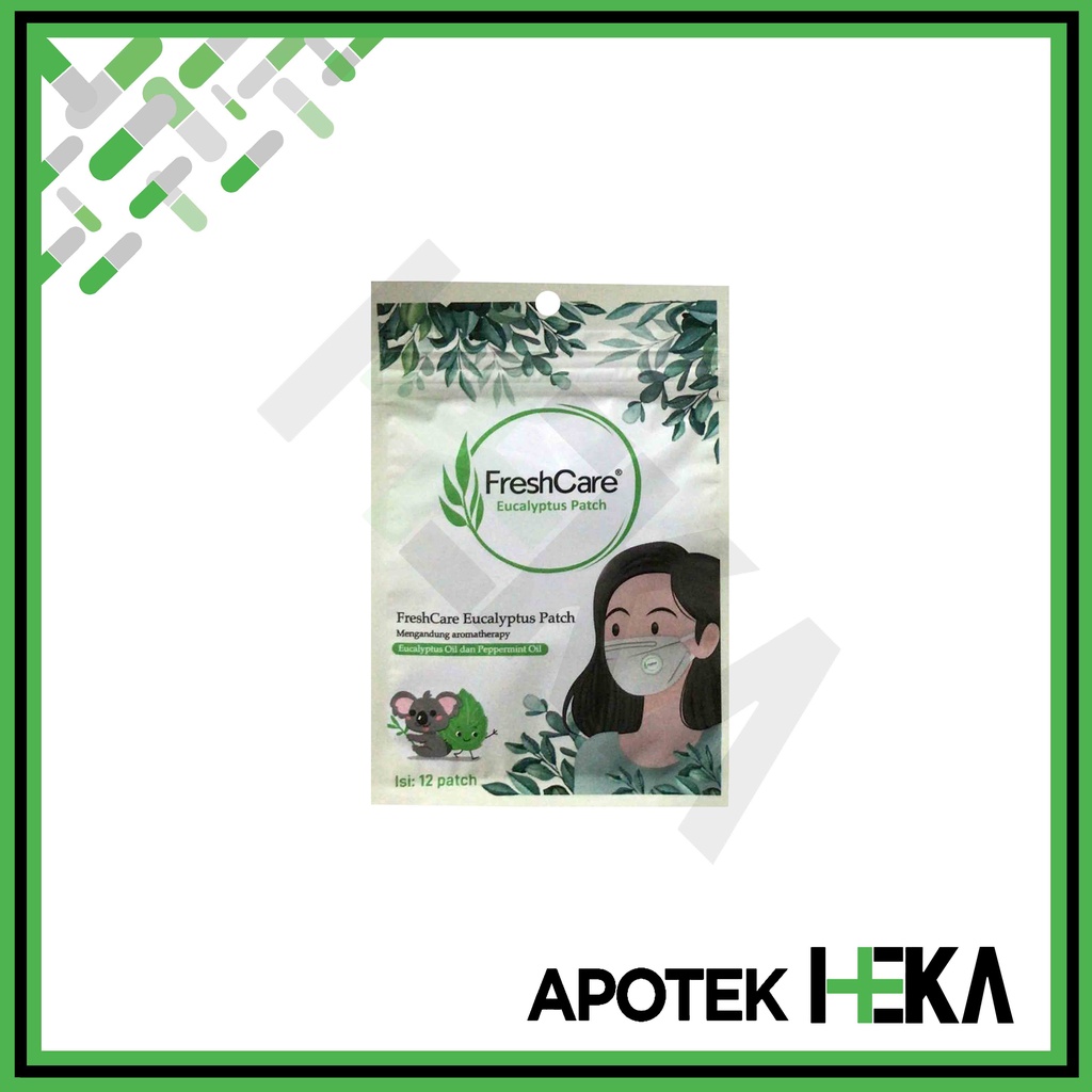 Freshcare Eucalyptus Patch Sachet isi 12 - Aromaterapi Tempel Masker (SEMARANG)