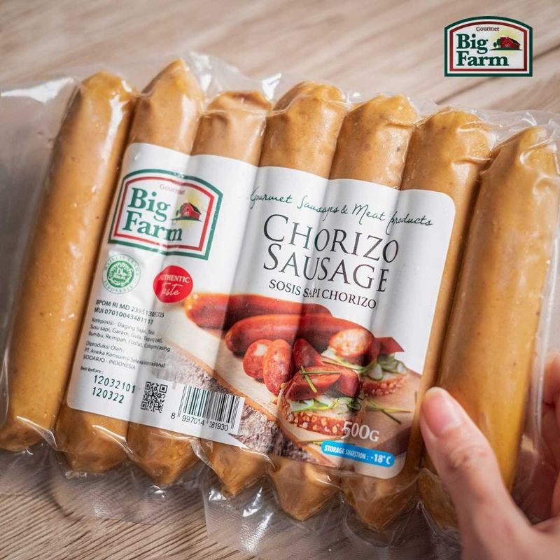 Sosis Sapi Chorizo - Big Farm Chorizo Sausage - Sosis Big Farm