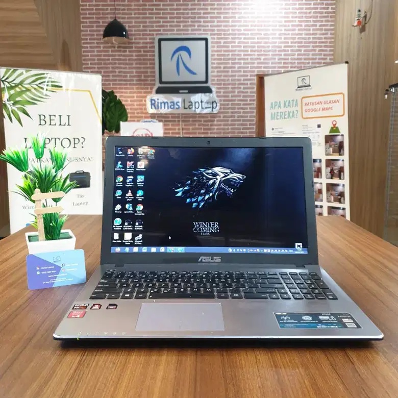 Laptop Asus AMD FX Radeon RAM 4GB HDD 1TB Bekas Second