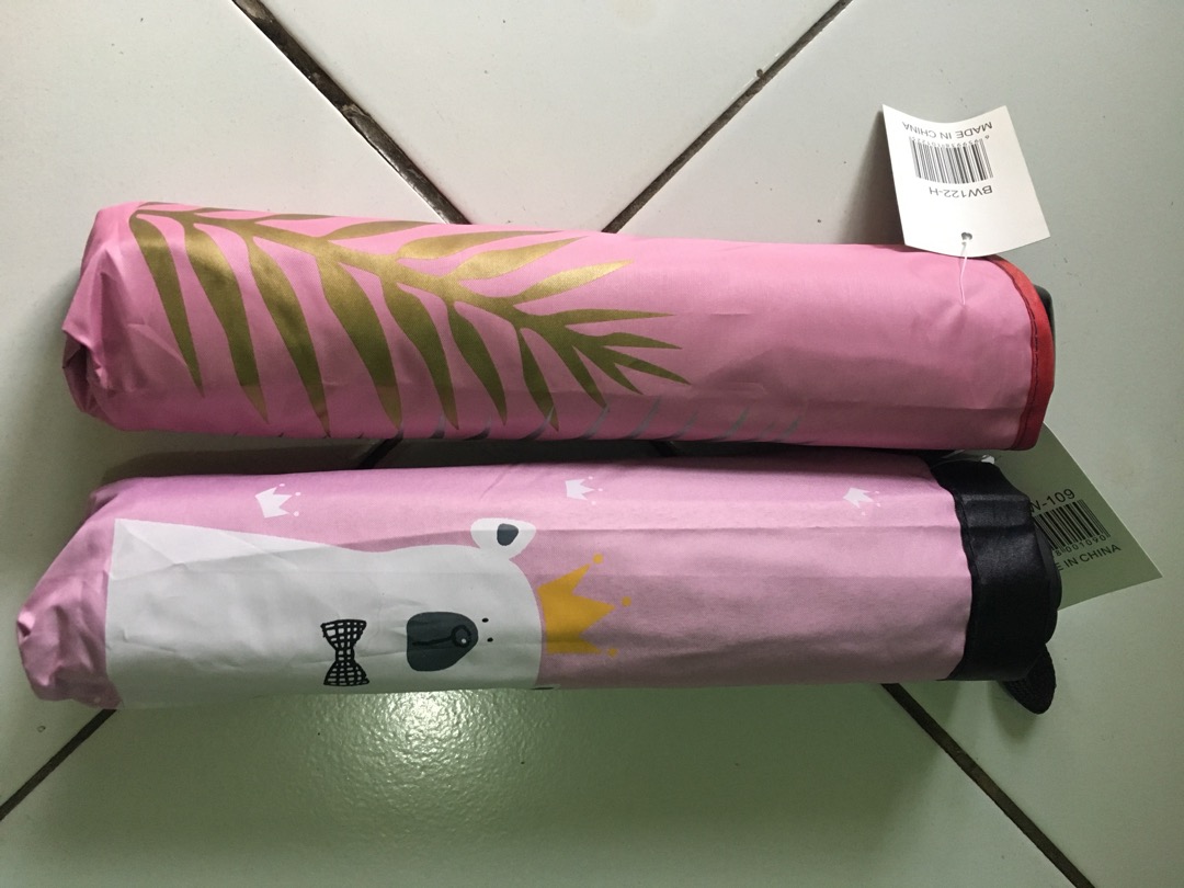 Payung Lipat 4 Fancy Karakter Bear King Anti Uv Merk Osaka Bw-109