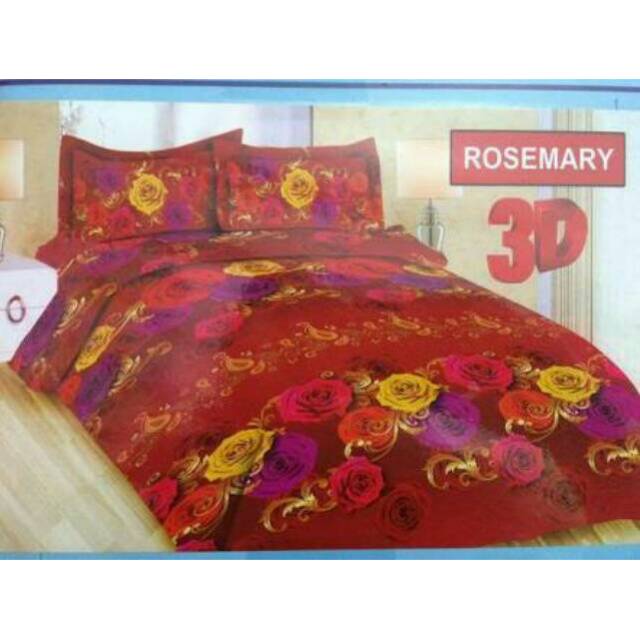 BEDCOVER SET BONITA ROSEMARY 3D
