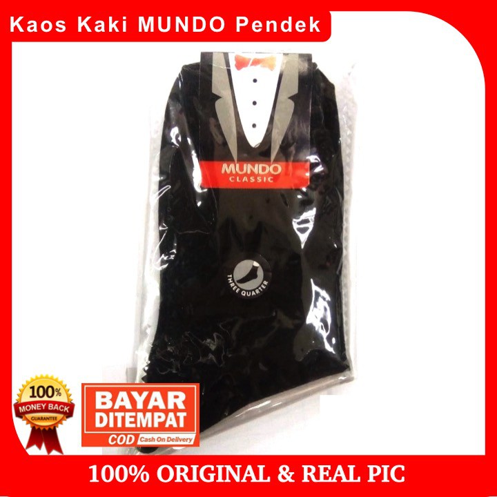 Kaos Kaki MUNDO Pendek Kantor Kerja Sekolah