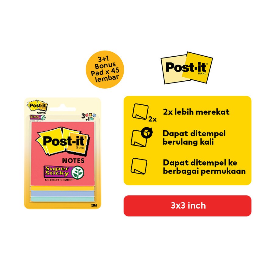 

3M Post it 3321-SSHAV-B 45 Lembar