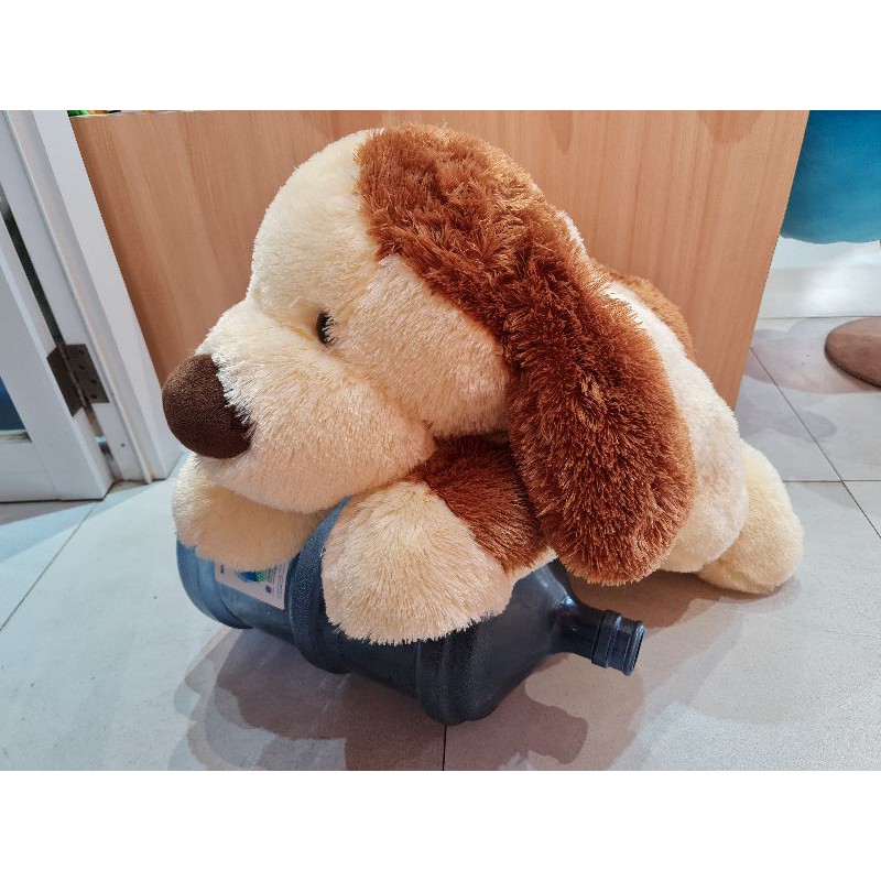 boneka anjing tengkurap tidur lying dog jumbo besar