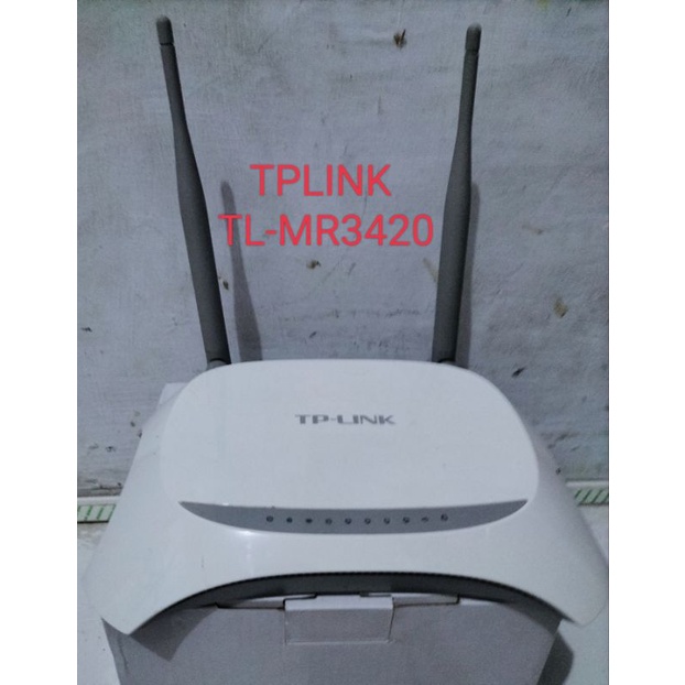 router WiFi bekas WiFi wireless tplink mr3420