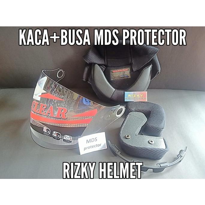 BUSA HELM MDS PROTECTOR + KACA HELM, VISOR MDS PROTECTOR