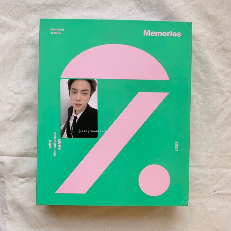 PHOTOCARD PC JIN MEMORIES 2020 DVD | PC DVD SEOKJIN