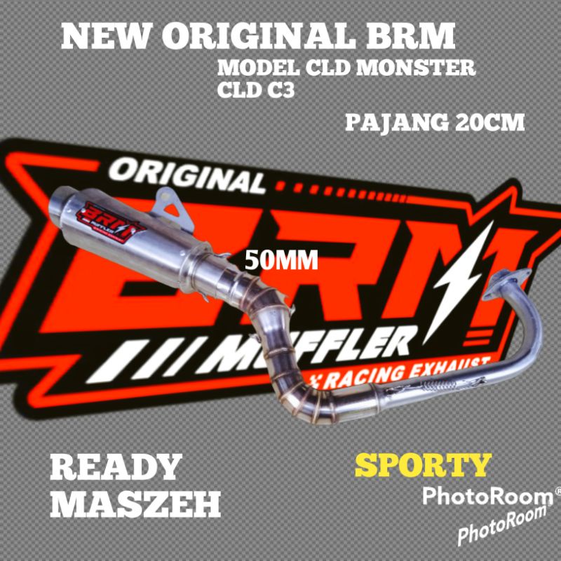 KNALPOT MIO SPORTY ORIGINAL BRM TERLARIS TERMURAH PROMO COD bukan dsm cts dpj j dos