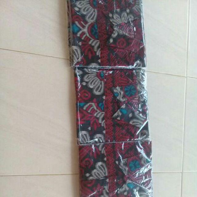 Samhadi Batik Sb026 Kenongo Kemeja Tosca Pende Pekalongan Padi M L Xl Sogan Tulis Halus Kemeja Batik