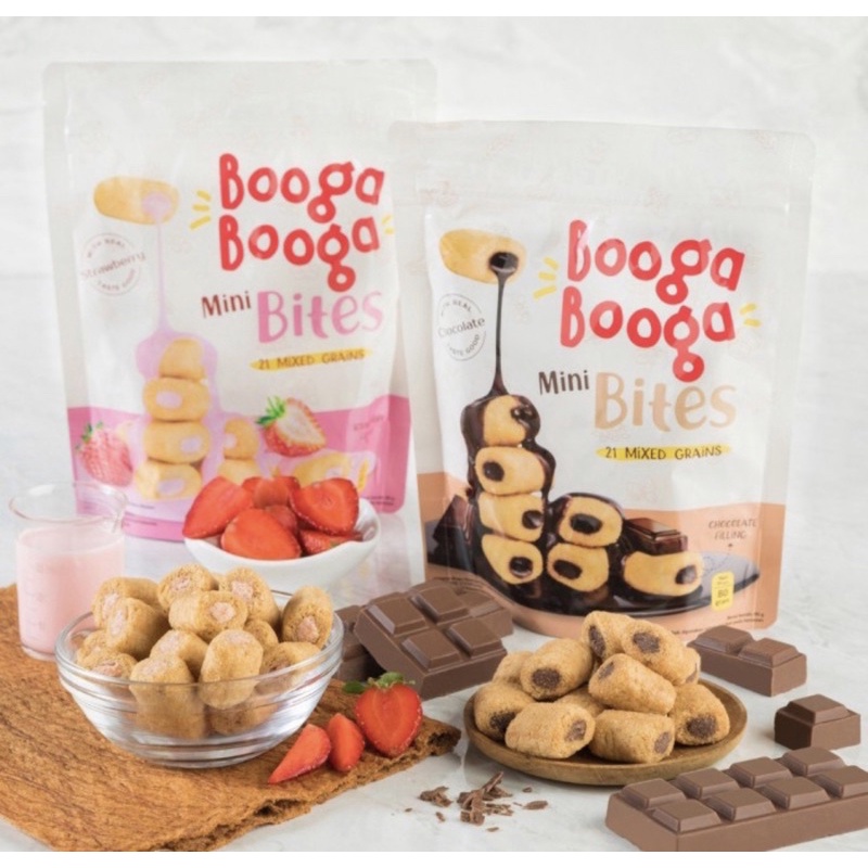 Booga Booga Mini Bites 80gr | Beberoll Dewasa | Snack Sehat Import