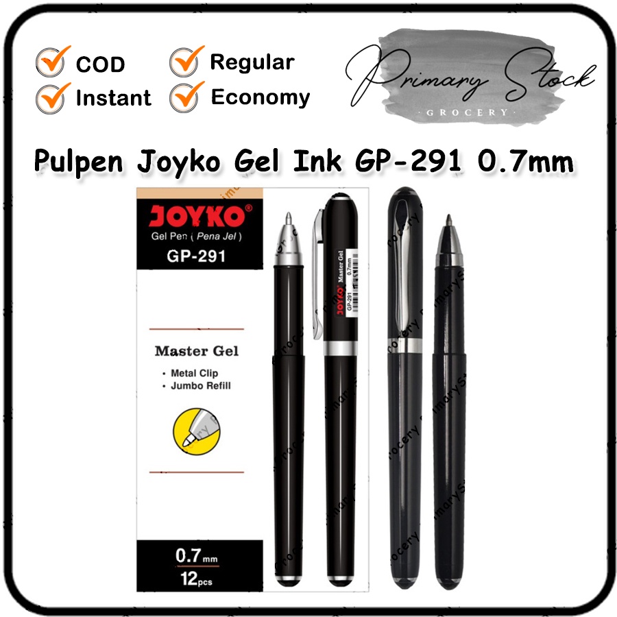 

Gel Pen Pulpen Pena Joyko GP 291 Bulpen Bolpen Executive Master Gel 0.7 mm