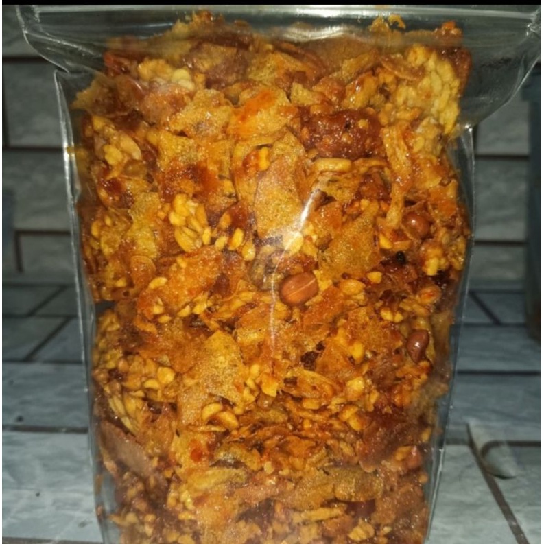 KERING TEMPE KENTANG KACANG  500GRAM NON MSG ENAK GURIH RENYAH TANPA 100% HOMEMADE