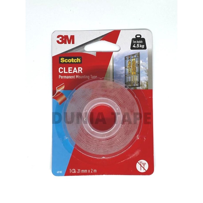 

Double Tape 3M Scotch Original Usa Clear Mounting Tape 4010C - Clear