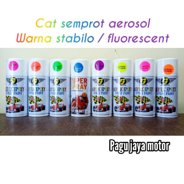 Pilok pilox 150cc warna  fluorescent stabilo  pink Kuning 