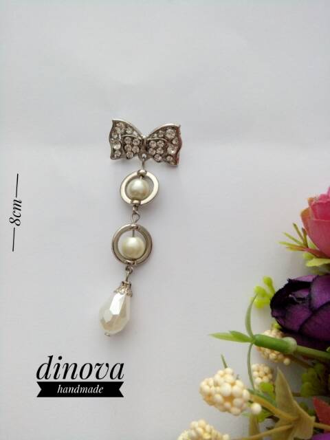 Bros dagu mutiara ring susun 2/bros dag simple/peniti hijab/bros dagu cantik by dinova store