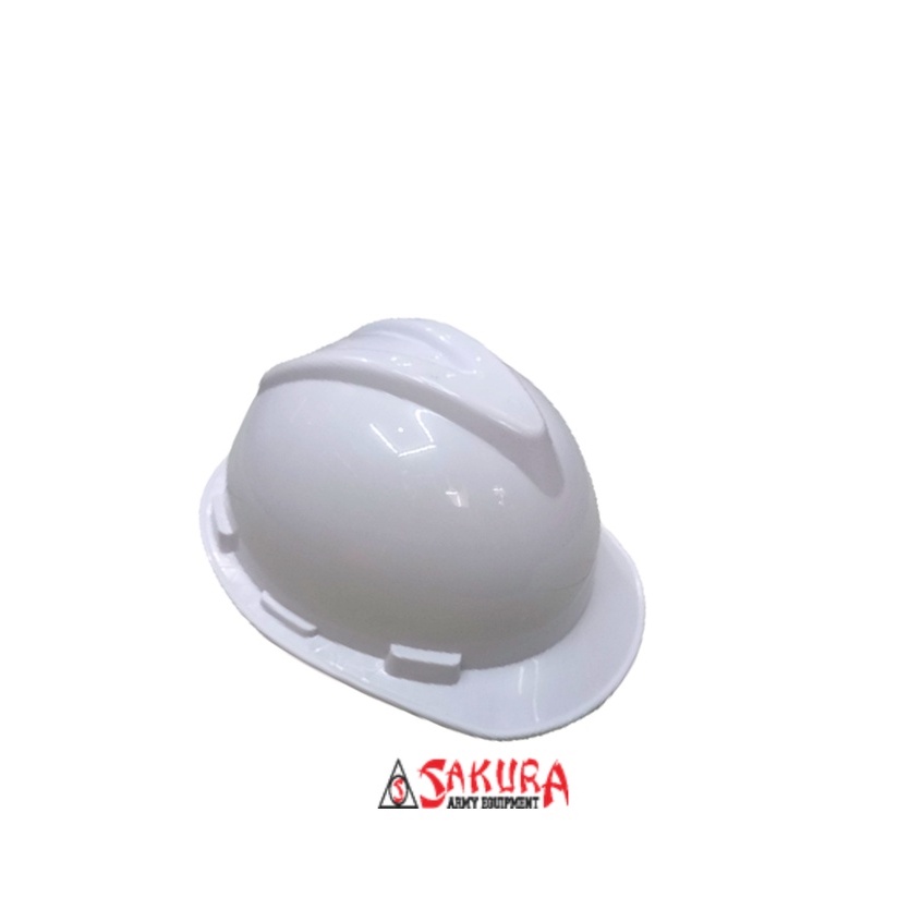 Helm Proyek Safety Putih Kuning Oren Merk V.E