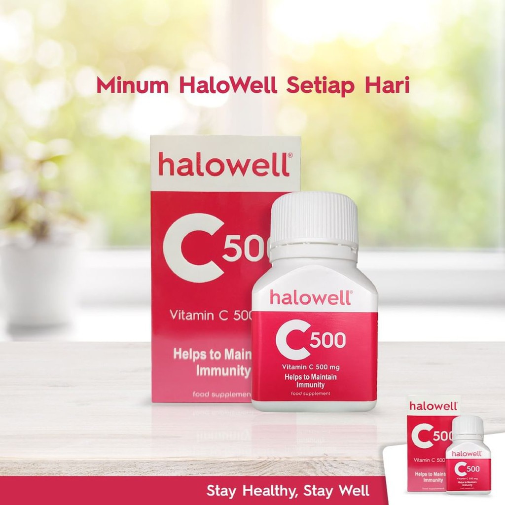 HALOWELL VIT C 500g isi 30 kaplet