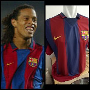 jersey retro barcelona home 2003 Terbaik