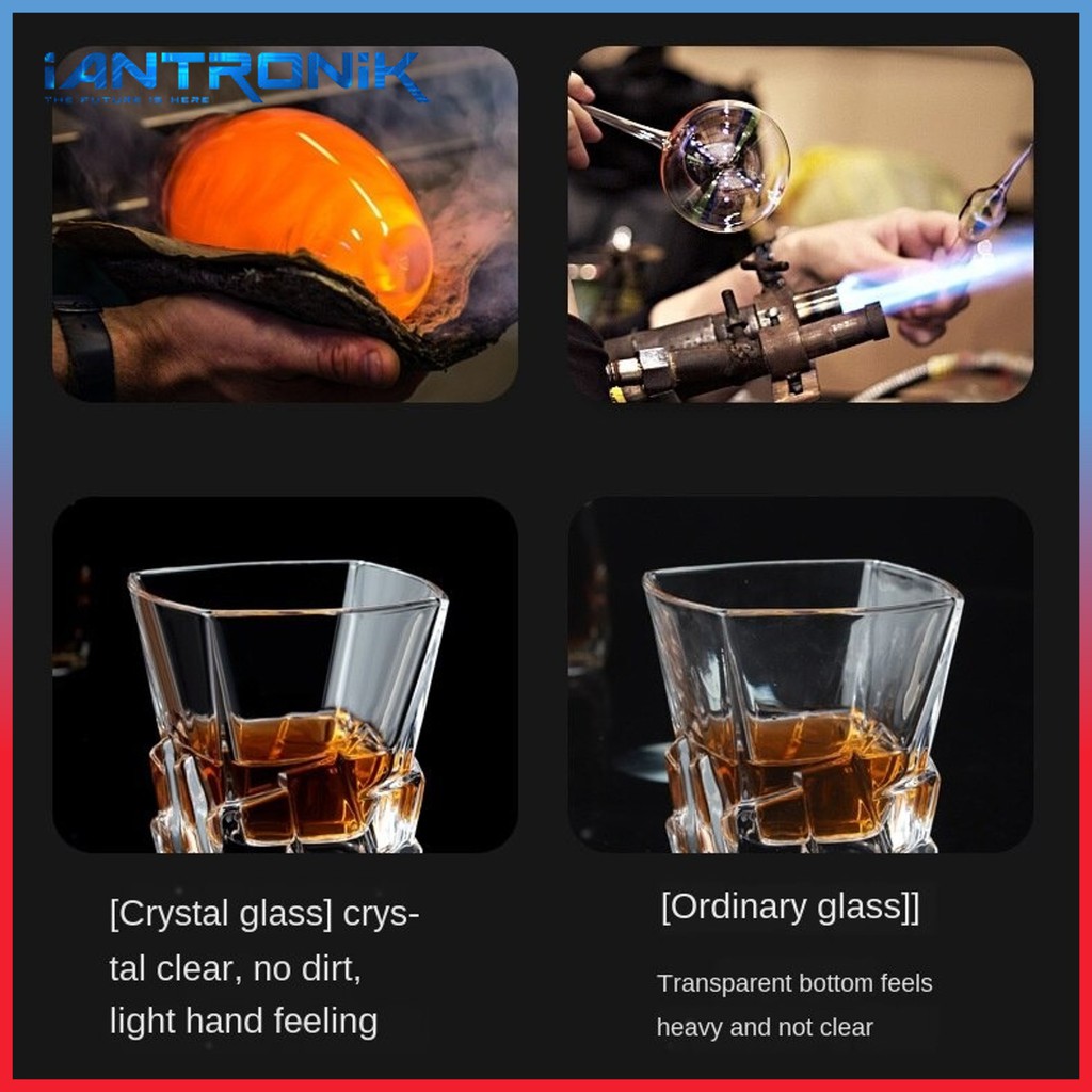 KIYOTE Gelas Kaca Unik / Gelas Minum Cup Glass Motif