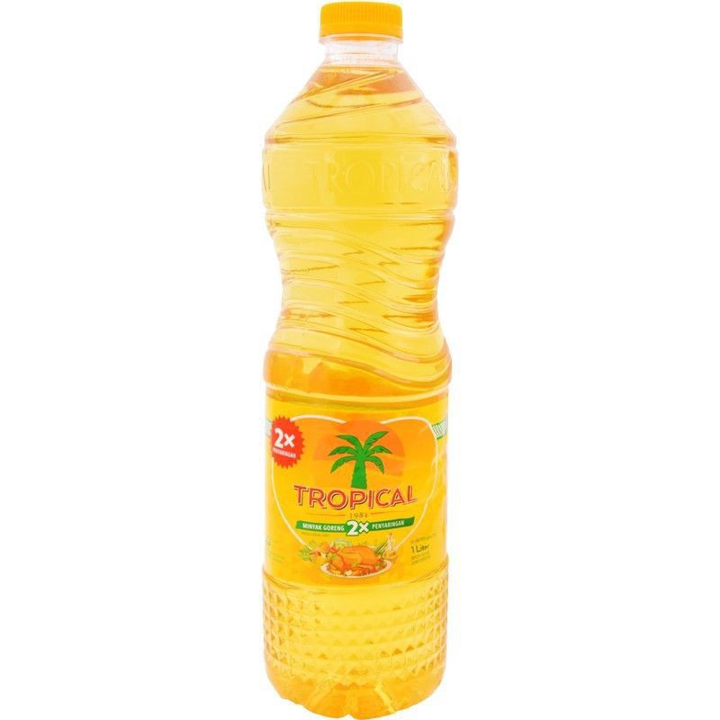 

minyak goreng tropical kemasan botol 2L