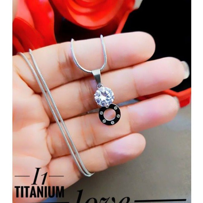 Titanium Perhiasan Kalung 3434K