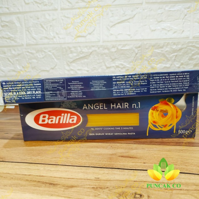 

Ss5g74gfd Barilla Angel Hair No 1- Spaghetti Pasta 500 Gr Ff04151