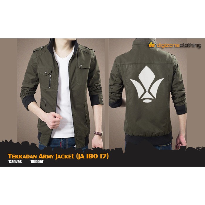 JAKET TEKKADAN ARMY CANVAS (JA IBO 17)