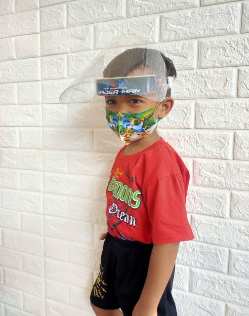 FACE SHIELD anak&quot;, Pelindung wajah anak&quot;, Pelindung wajah anti virus. (MINIM 3PC)