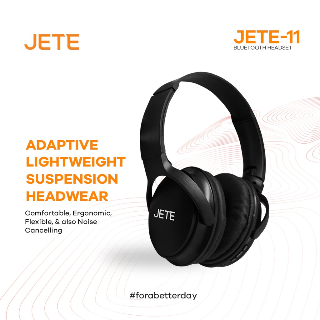 Headset Bluetooth Headphone Bluetooth JETE 11 - Garansi 2 Tahun