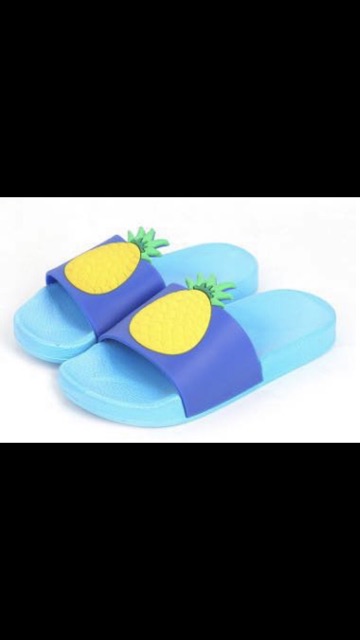 Sandal karet anak cewe cowo motif buah fruit sandals lentur anti slip ok  good quality