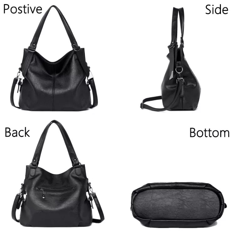 TAS BESAR KULIT PU IMPORT (2pcs muat 1kg) TAS BATAM 313 A559 TAS FASHION WANITA HANDBAG MURAHe