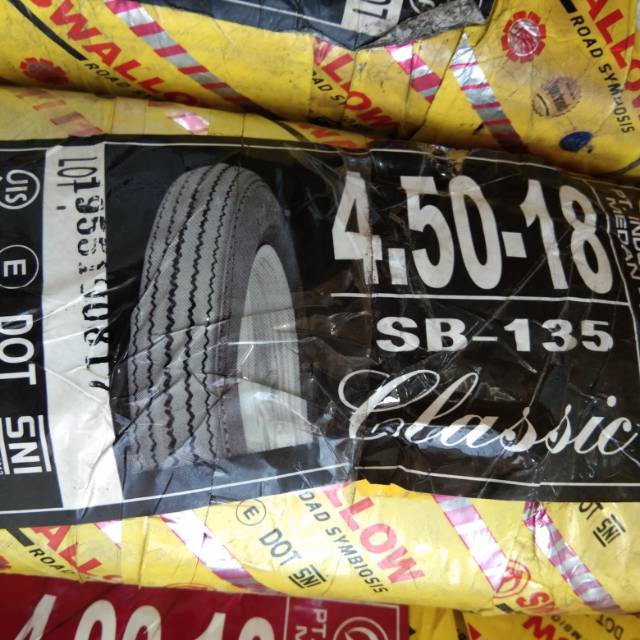 Ban Swallow 450-18 (135) classic, Velg ring 18, (Caferacer, japstyle)