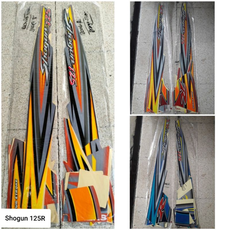 striping sticker suzuki Shogun R 125 2005