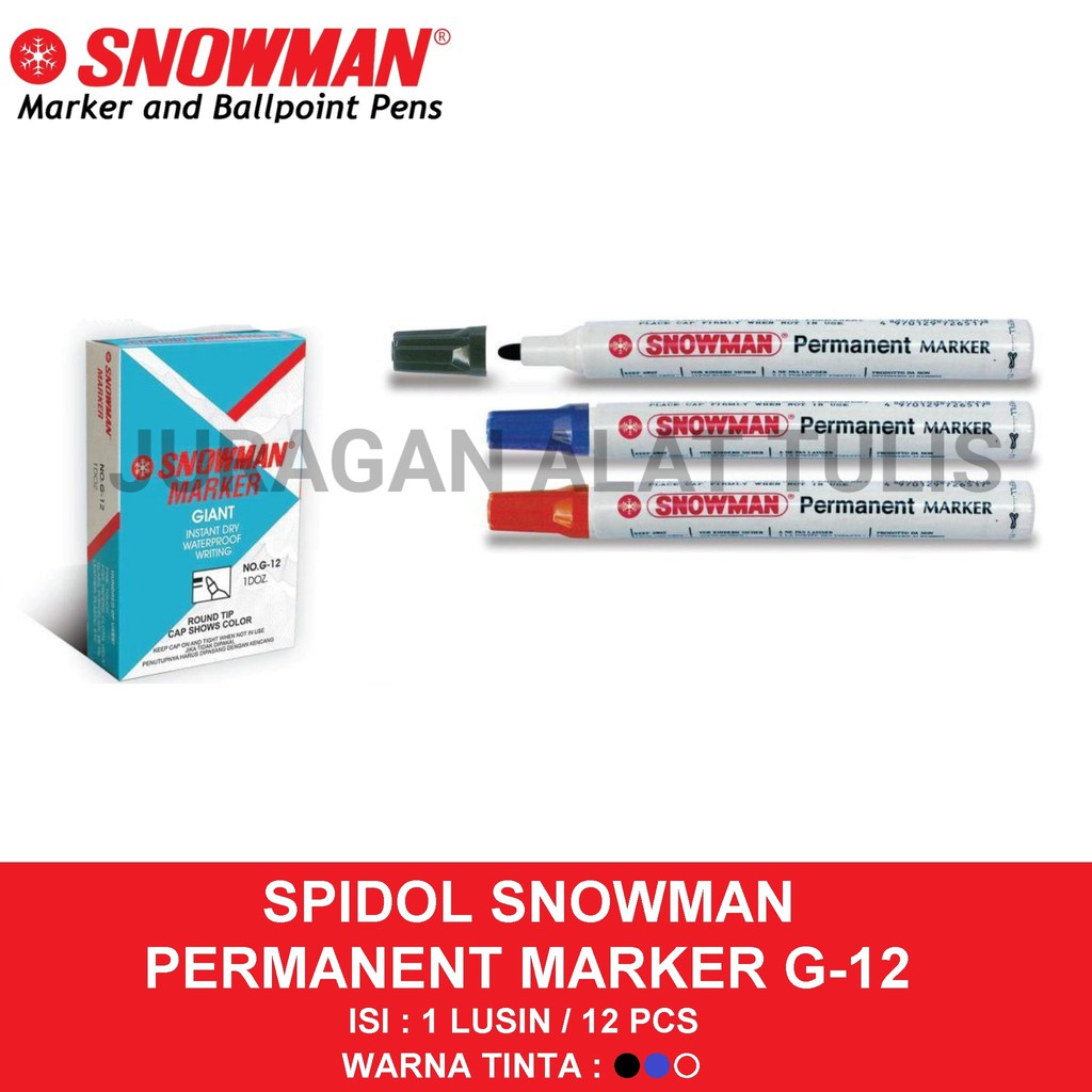 SPIDOL SNOWMAN G-12 / SPIDOL PERMANEN