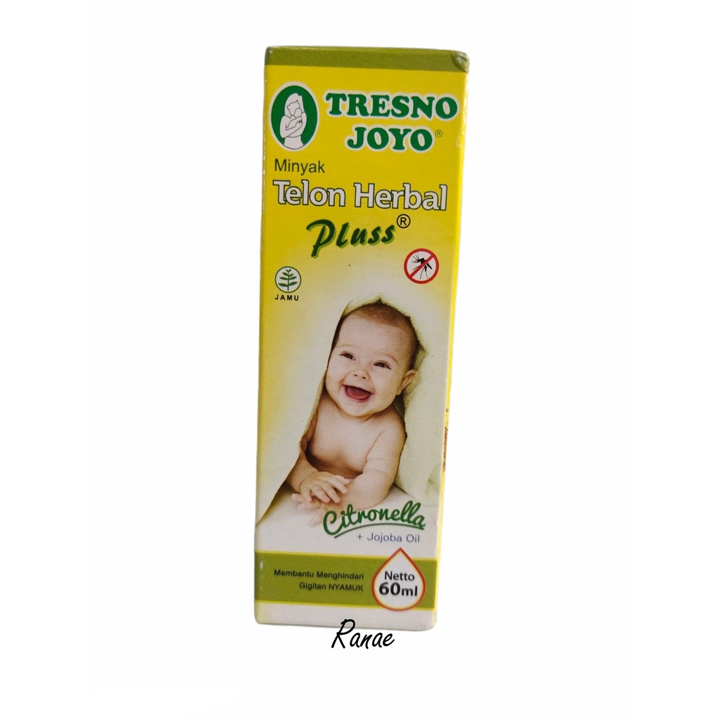 Minyak Telon Herbal Pluss TRESNO JOYO - Hindari Gigitan Nyamuk