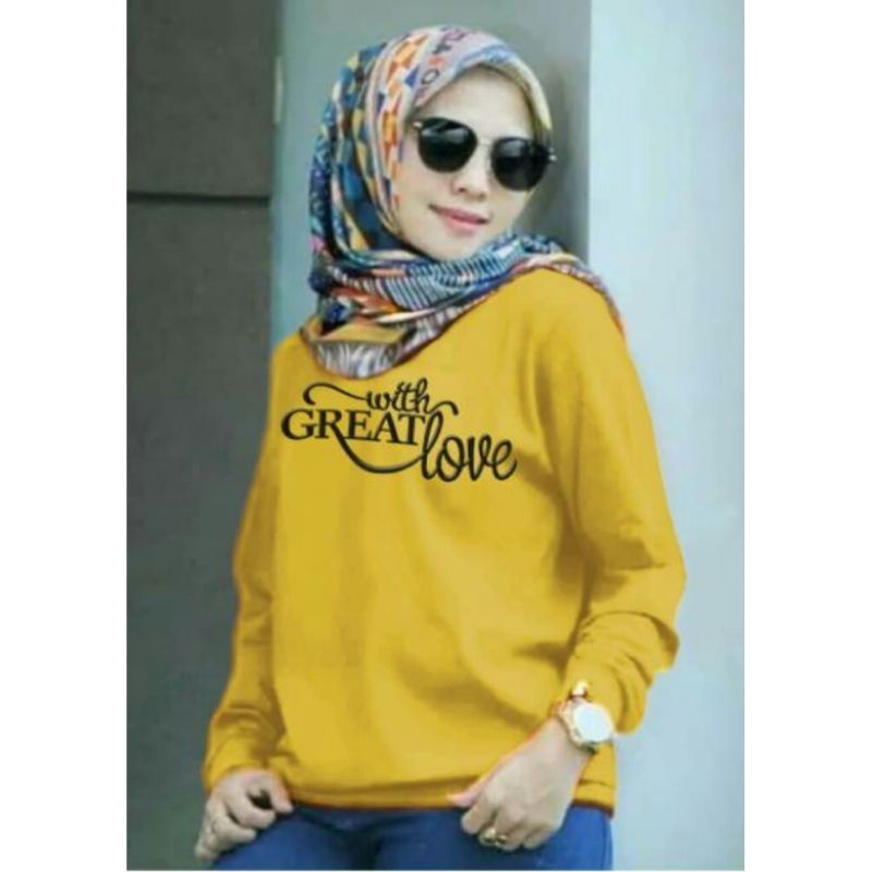 BLOUSE ATASAN ZOLAQU 3UKURAN L/XL/XXL  (GOOD QUALITY)-GREAT LOVE MUSTAR