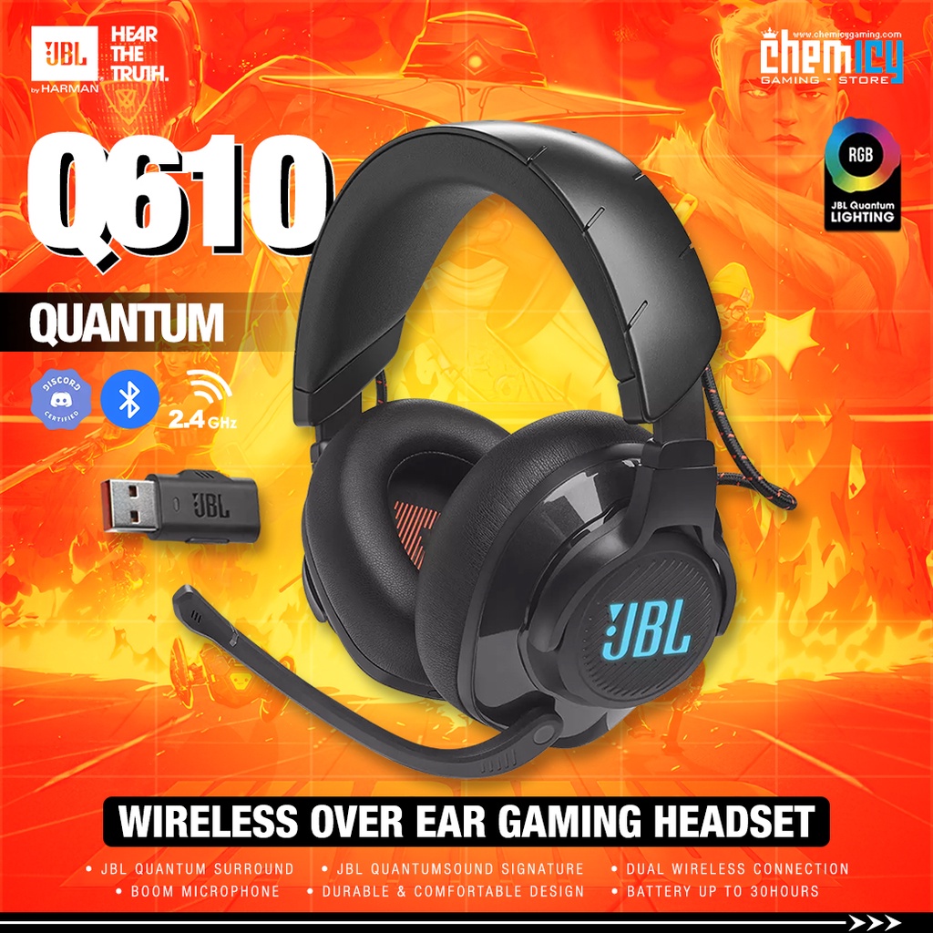 JBL Quantum 610 / Q610 Wireless Over Ear Gaming Headset