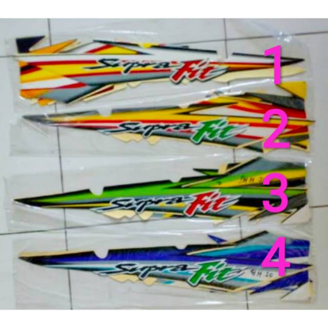 stiker striping lis body supra fit lama 2005