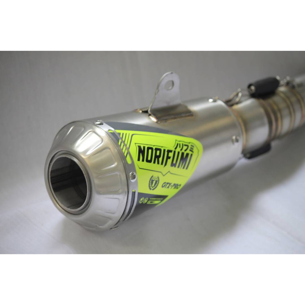 Knalpot Ori Norifumi GTX Pro Stainless - Jupiter Vega Grasstrack Dijamin Original