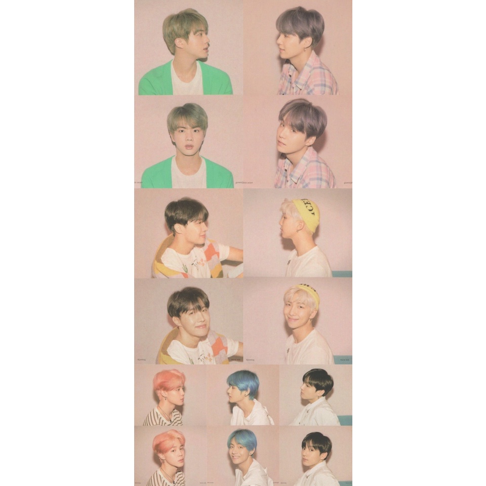 pc photocard kim seokjin namjoon taehyung jin rm v jung hoseok hobi jhope park jimin jeon jungkook j