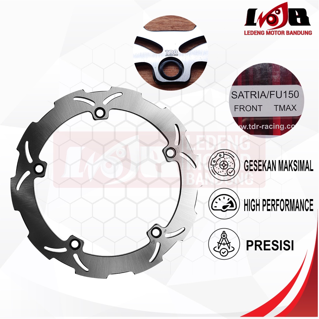 TDR Piringan Cakram Satria FU 150 Tmax Depan Disc Brake Racing Rotor