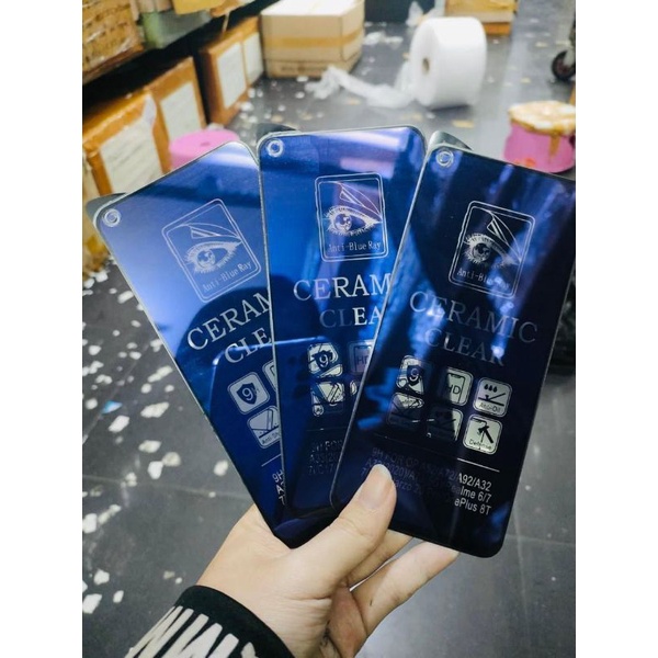 Tempered Glass Anti Gores Ceramic Anti Blue Ray keramik Full layar Anti radiasi poco C3 2020/poco F1