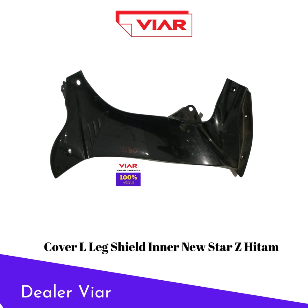 Spare Part Viar SAYAP DALAM KIRI HITAM NSZ28-8 Original (NSZ-COVER L LEG SHILED INNER NEW STAR Z HIT