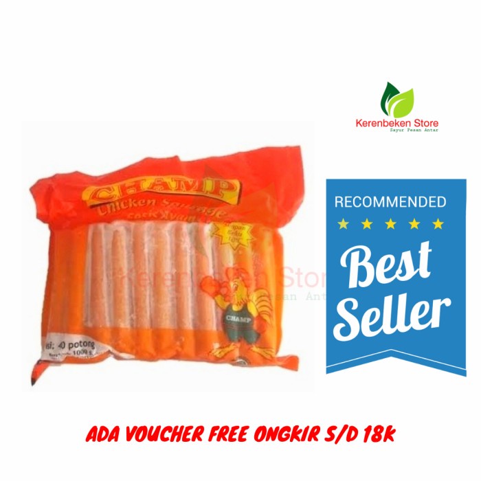 

Sosis Ayam CHAMP isi 40pcs