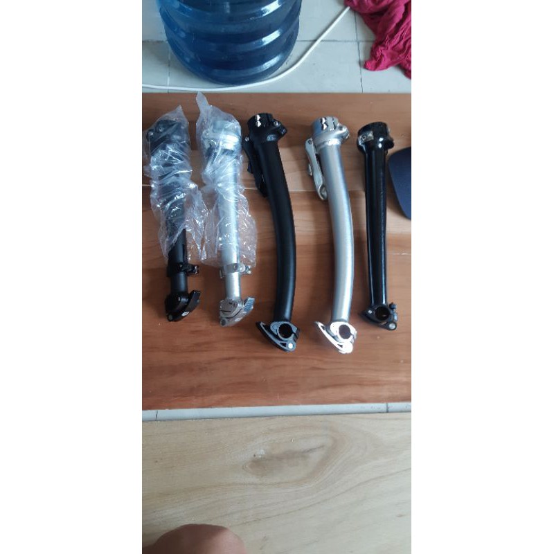 litepro Handlepost telescopic dan curve