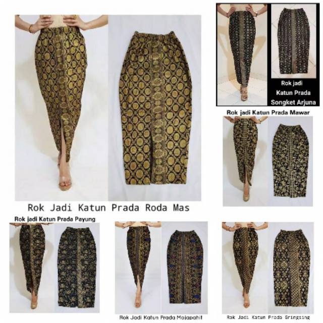 ROK KATUN PRINT PANJANG ALL SIZE BAWAHAN KEBAYA BALI