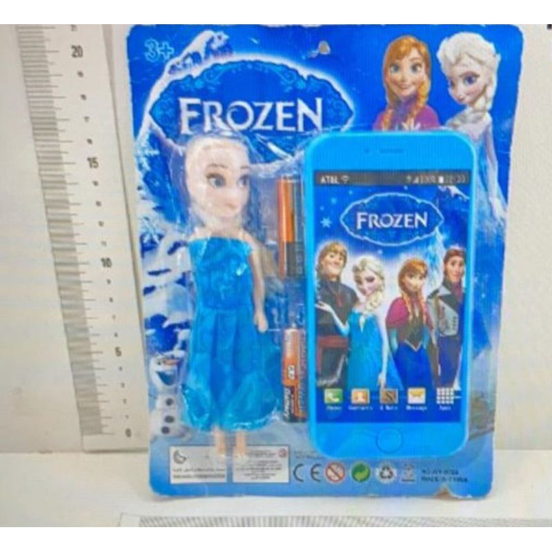 MAINAN ANAK BONEKA HP FROZEN