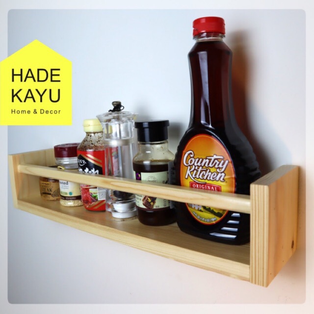  RAK BUMBU DAPUR KAYU  PREMIUM GRADE A Shopee Indonesia